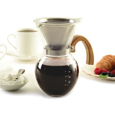 Pour Over Coffee Maker with  S/Steel Filter 650ml - Norpro
